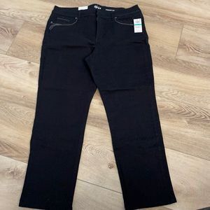 Style & Co straight leg black jeans, 16S
